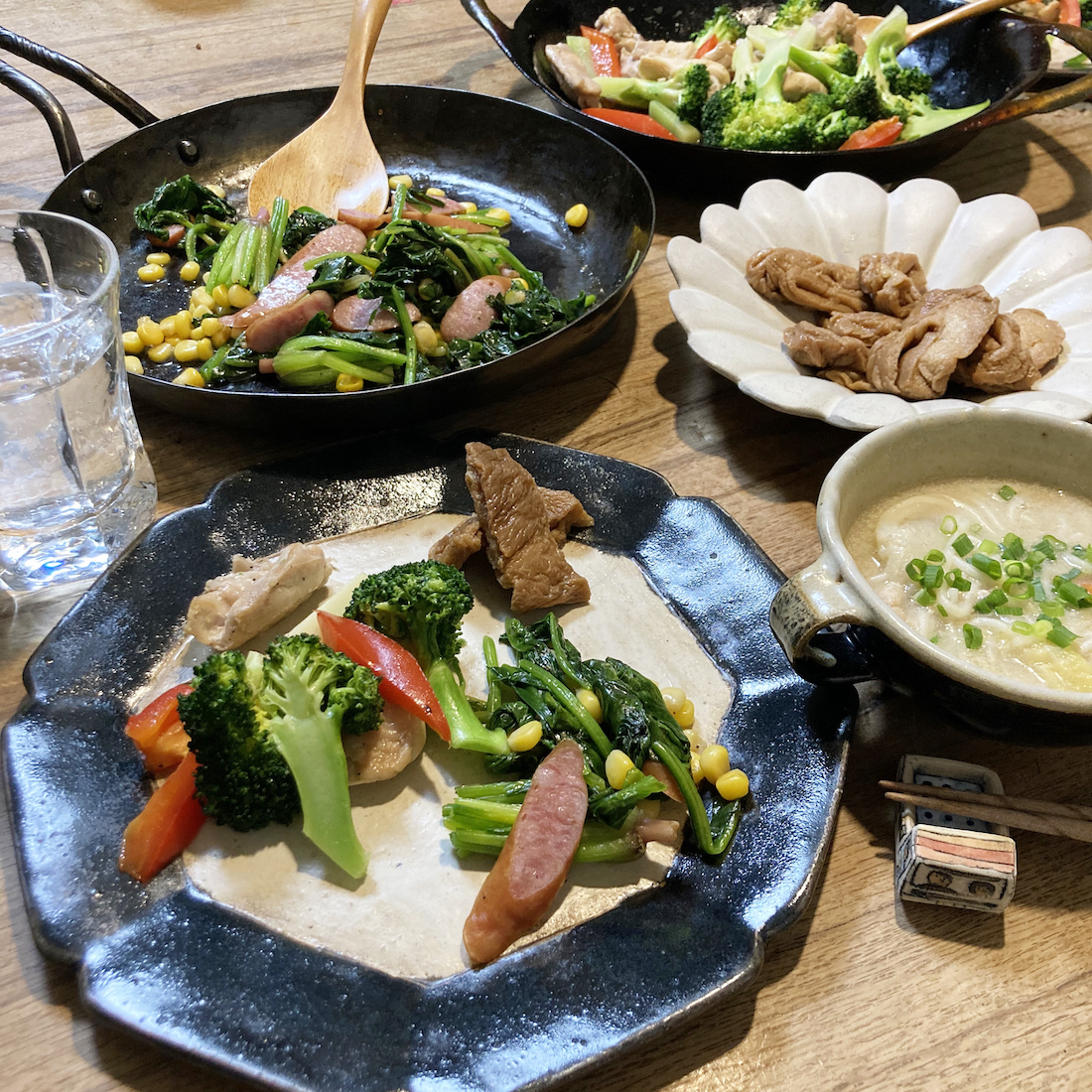 緑黄色野菜炒め