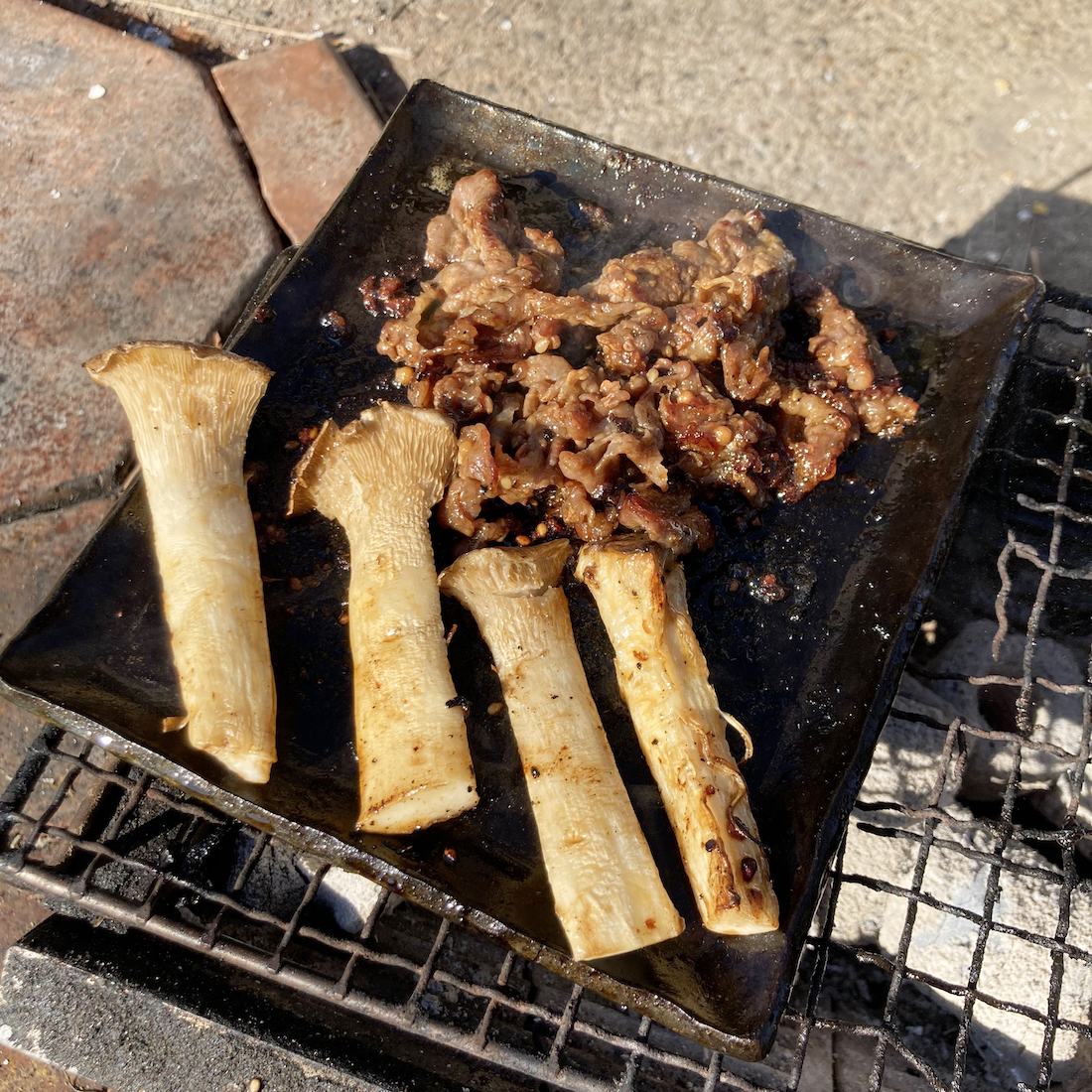 エリンギとプルコギ