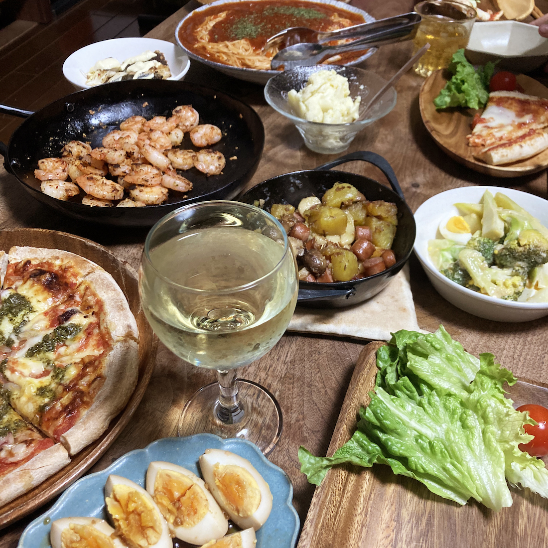 ガーリックシュリンプ＆アヒージョ