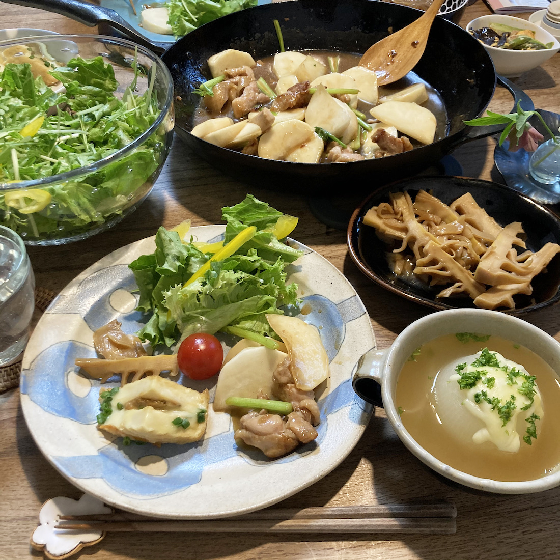 カブの中華炒め