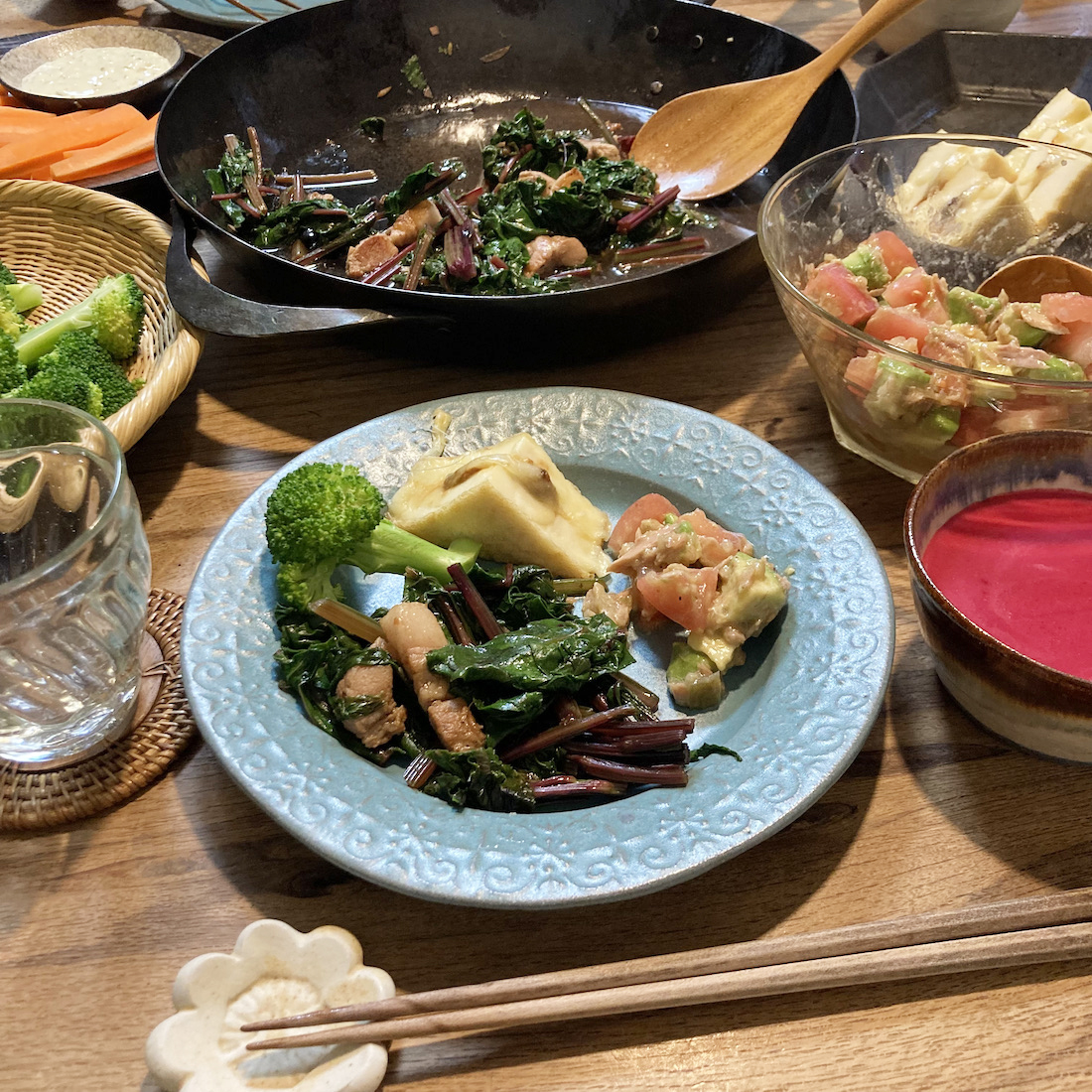 ビーツの葉炒め