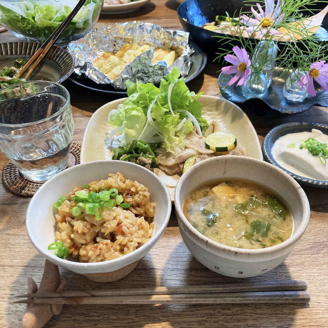 ズッキーニと豚バラの炒め物