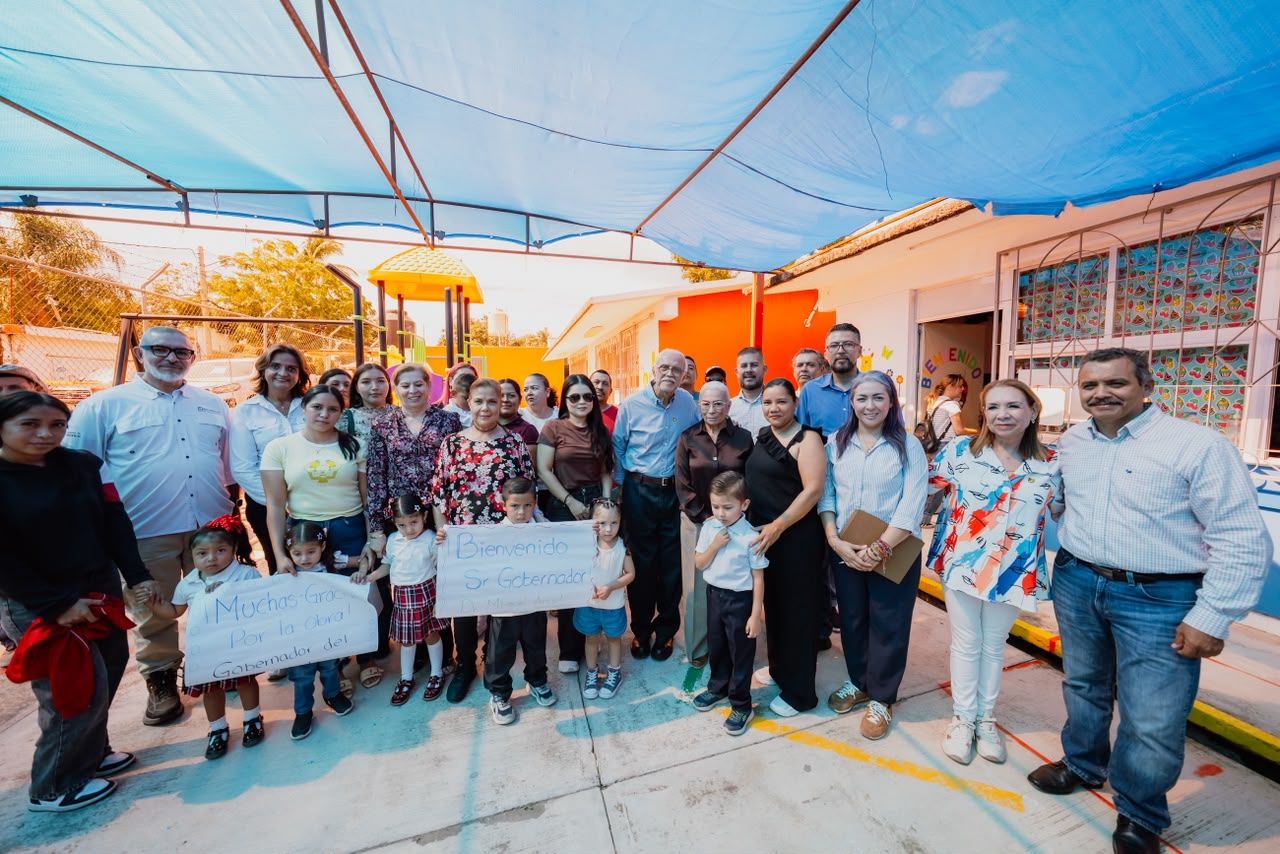 Renovación del Preescolar Nayare en El Ahuacate impulsada por el gobernador Miguel Ángel Navarro y la presidenta del DIF Nayarit Beatriz Estrada