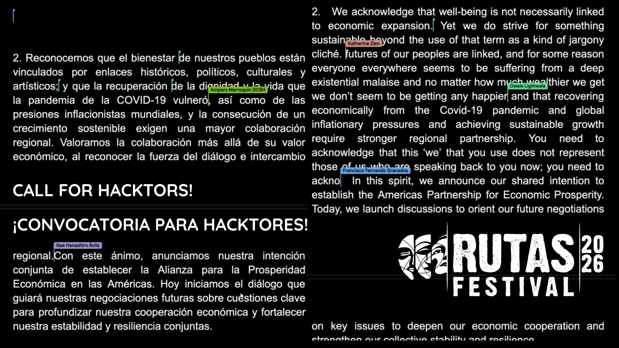 Call for Hacktors! ¡Convocatoria para Hacktores!