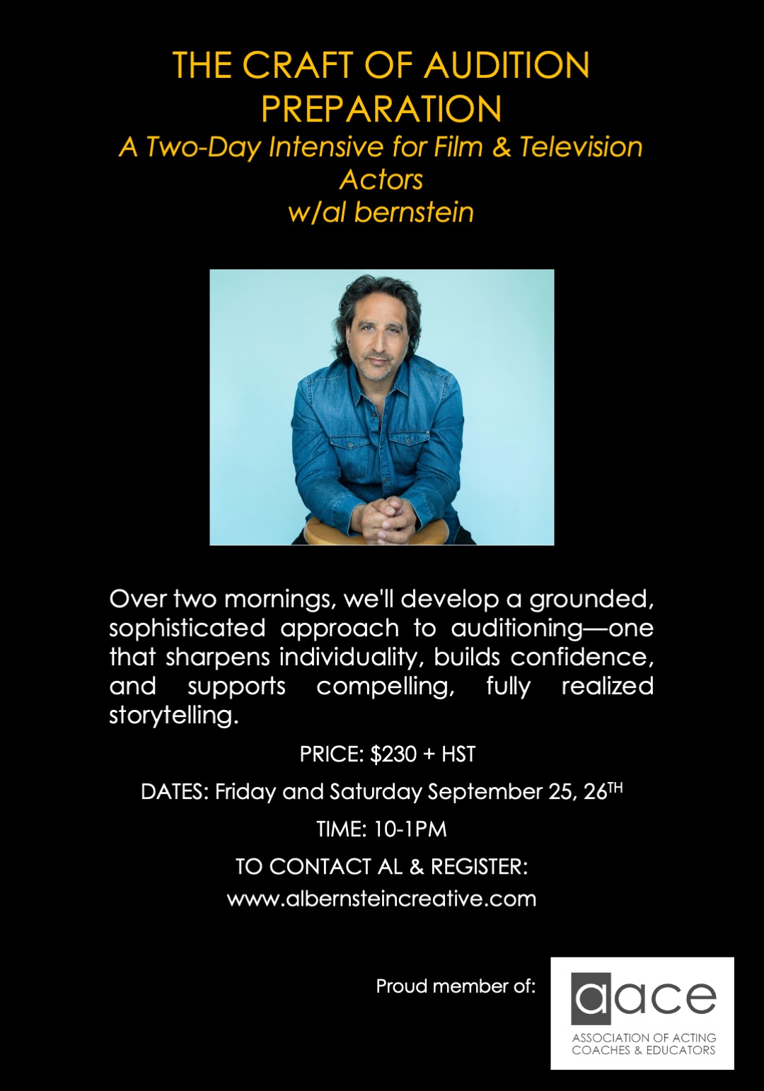 THE CRAFT OF AUDITION PREPARATION