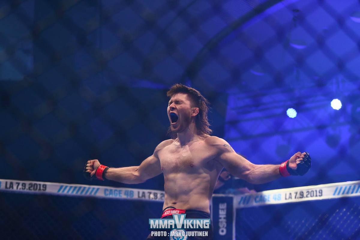 Jesse Urholin MMA UFC Cage Warriors MMA Viking