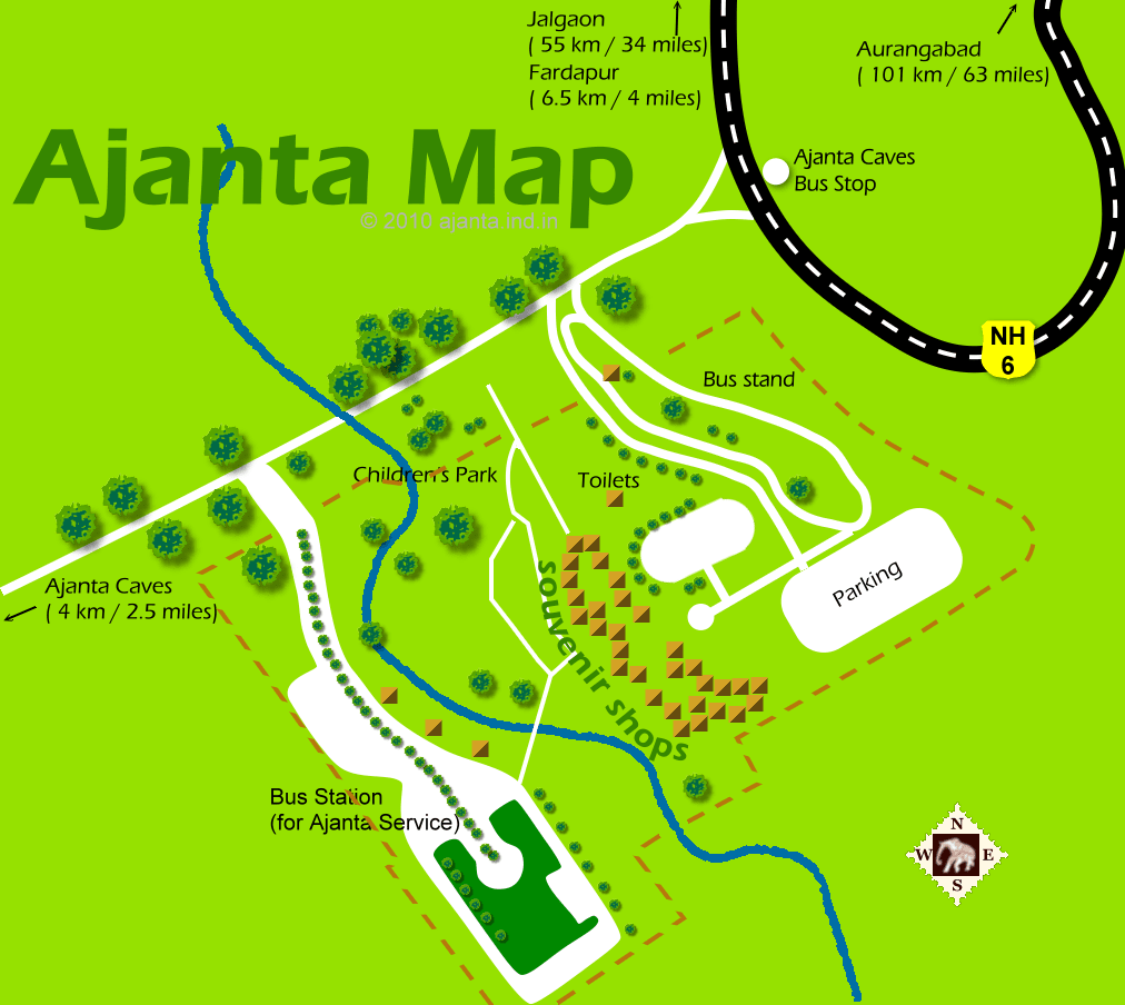 Ajanta Map Ajanta Map 