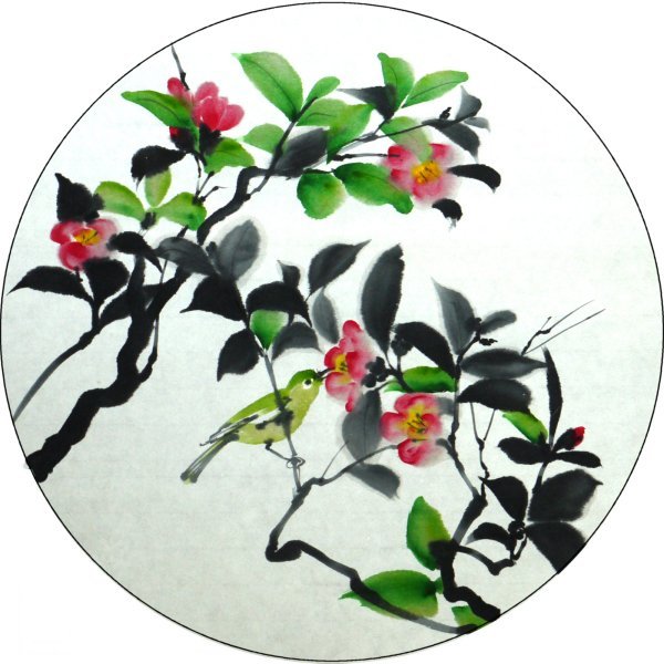 グラス工房達風 | 18018「椿」