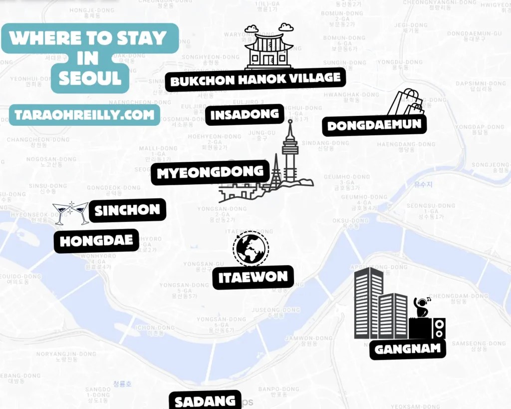 Where To Stay In Seoul For First Time Visitors With Map 2026 Guide Map Where2stay