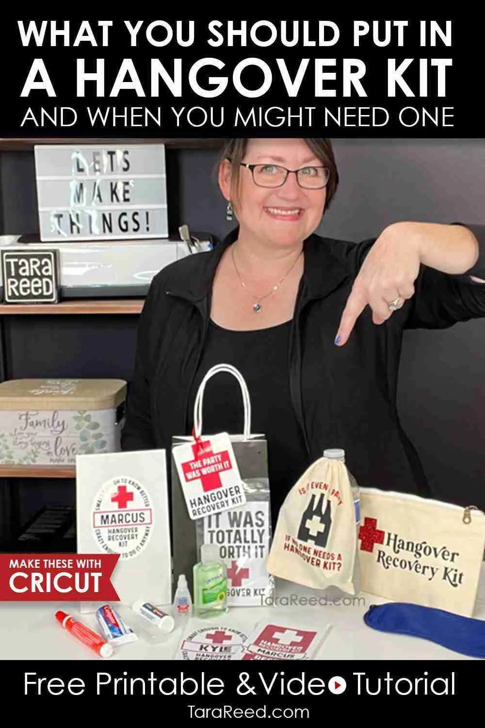 How to make a diy hangover kit with cricut