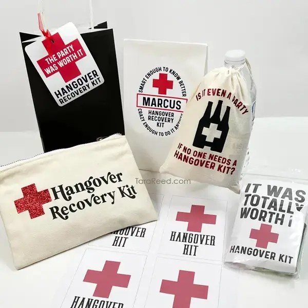 How to make a diy hangover kit with cricut