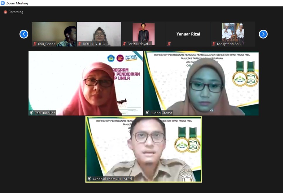 Prodi PBA Gelar Workshop Rencana Pembelajaran Semester