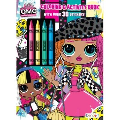 coloring books lol surprise omg dolls target