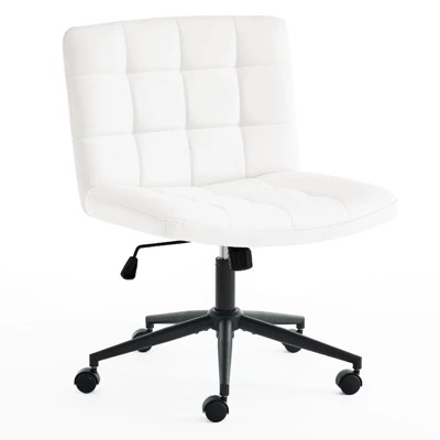 Elegant armless office chair desk chair