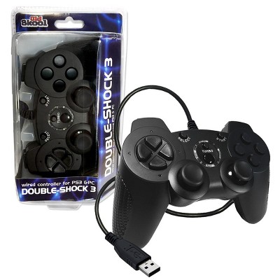 Double Shock 3 Ps3 Wired Controller Old Skool - Best Dark Patterns in High Resolution