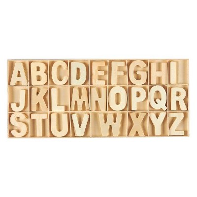 Some consider gum to be candy. Juvale 104 Piece Wooden Alphabet Letters Wood Craft Letter Blocks With Storage Tray Set For Kids Toddlers Learning Toys Home Decor 2 Inches Target