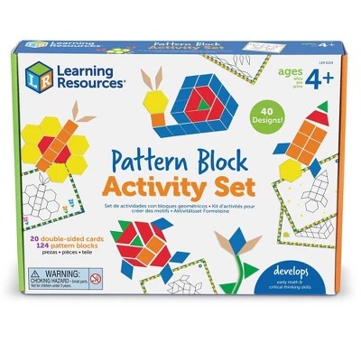 Learning Resources Pattern Block Activity Set Target - Download High Quality Vintage Image | Desktop