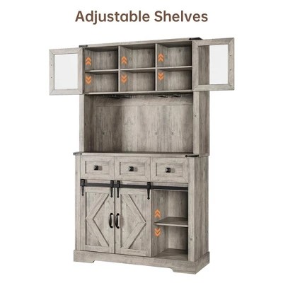 Farmhouse Buffet Cabinet With Storage - Ultra HD Nature Background - Ultra HD