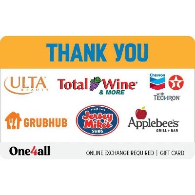 One4all ultimate swap gift card (email delivery)