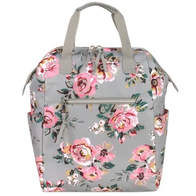 Baby Essentials Floral Wide Frame Diaper Bag Backpack Target