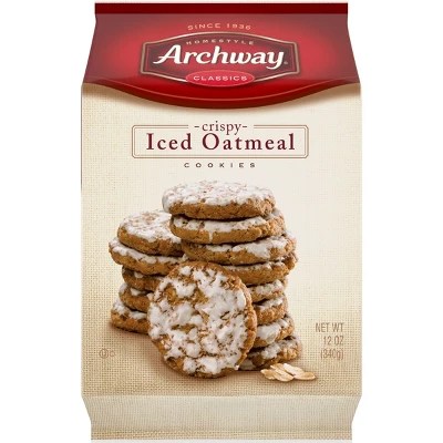 Archway Cookies.com - Archway Classics Crispy Iced Oatmeal Cookies 12oz Target