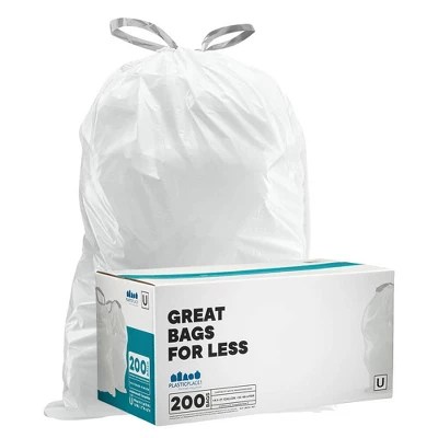 Plasticplace Compatible With Simplehuman Code M Drawstring Trash Bags - Professional Desktop City Images | Free Download