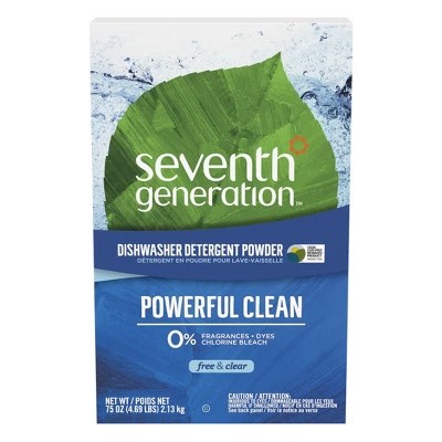 Seventh Generation Free Clear Fragrance Free Dishwasher Detergent Powder Free Clear Walgreens Cleans away 24 hour stuck-on food.