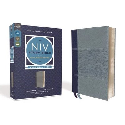 Niv Study Bible Fully Revised Edition Large Print Hardcover Red