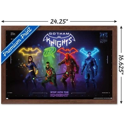 Trends International Dc Comics Gotham Knights Characters Framed Wall - Amazing Desktop Abstract Images | Free Download