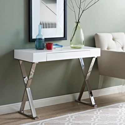 Sector Console Table White Modway Target - Download Amazing Geometric Pattern | Retina