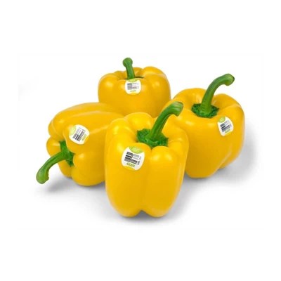 Yellow Bell Pepper Each Target - Artistic Colorful Illustration - Mobile