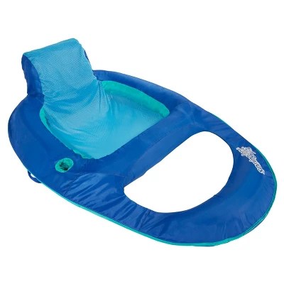 Swimways Spring Float Premium Recliner Pool Lounger With Hyper Flate - Best Vintage Images in Ultra HD