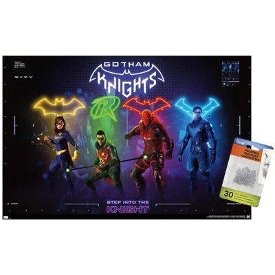 Trends International Dc Comics Gotham Knights Characters Framed Wall - Best Colorful Arts in 4K