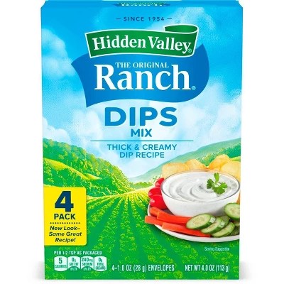 hidden valley original ranch dips mix gluten free keto-friendly - 4 pk target on keto ranch dressing recipe hidden valley