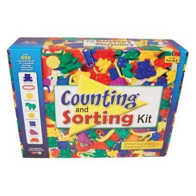 Counting Sorting Learning Kit Bilingual - Perfect Vintage Picture - 8K