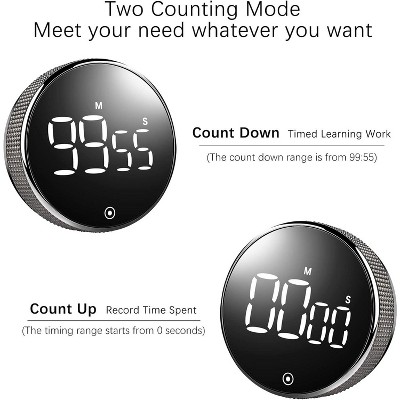 Link Led Modern Knob Rotation Kitchen Timer Large Display Timer - Perfect Light Wallpaper - Mobile