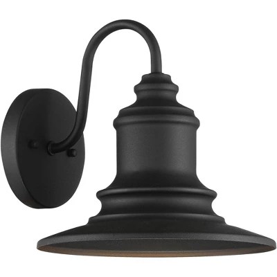 Oversized rustic chandeliers look great in the dining room, living room or entryway of any country home. Possini Euro Design Industrial Farmhouse Outdoor Barn Light Fixture Textured Black 9 1 2 For Exterior House Porch Patio Deck Target