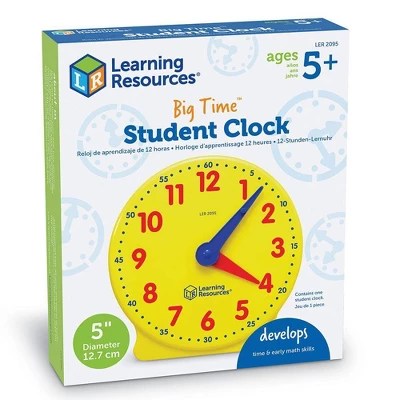 Learning Resources Big Time Student Clock Teaching And Demonstration - Creative Abstract Picture - Full HD