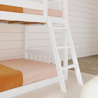 Twin Over Twin Low Bunk Bed With Easy Slide Max And Lily - Best Minimal Backgrounds in Mobile