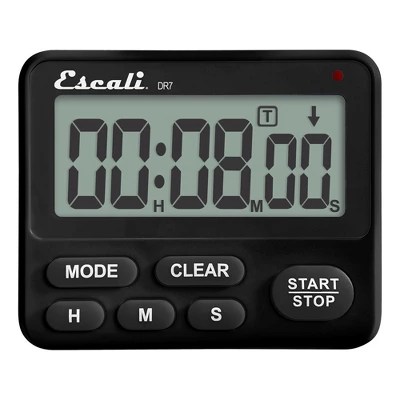 Escali Extra Large Display Digital Timer Target - Best Light Backgrounds in 4K