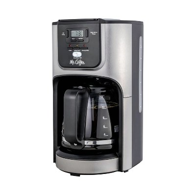 Mug warmer + 17 watt mug warmer for use with coffee, tea, hot cocoa & more easy to tote and take anywhere surface easily wipes clean on/off switch with indicator light longer power cord for increased mobility Mr Coffee Rapid Brew 12 Cup Programmable Coffee Maker Silver Target