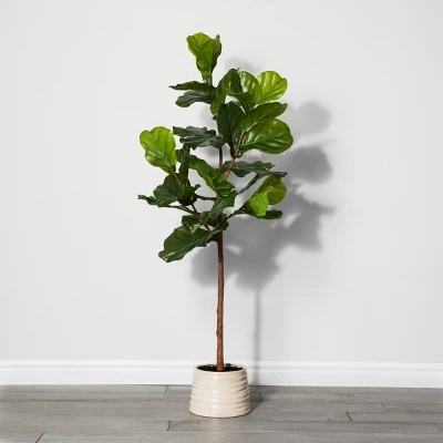 Faux Fiddle Leaf Fig Plant World Market
