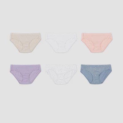 hanes womens 6pk pure comfort organic cotton hipster underwear - assorted target on target women's underwear size chart