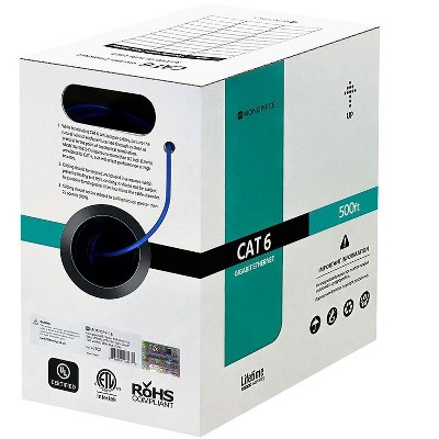 Voltive Cat6 Plenum Cmp 500ft White Solid Bare Copper Bulk - Premium Gradient Art Gallery - Retina