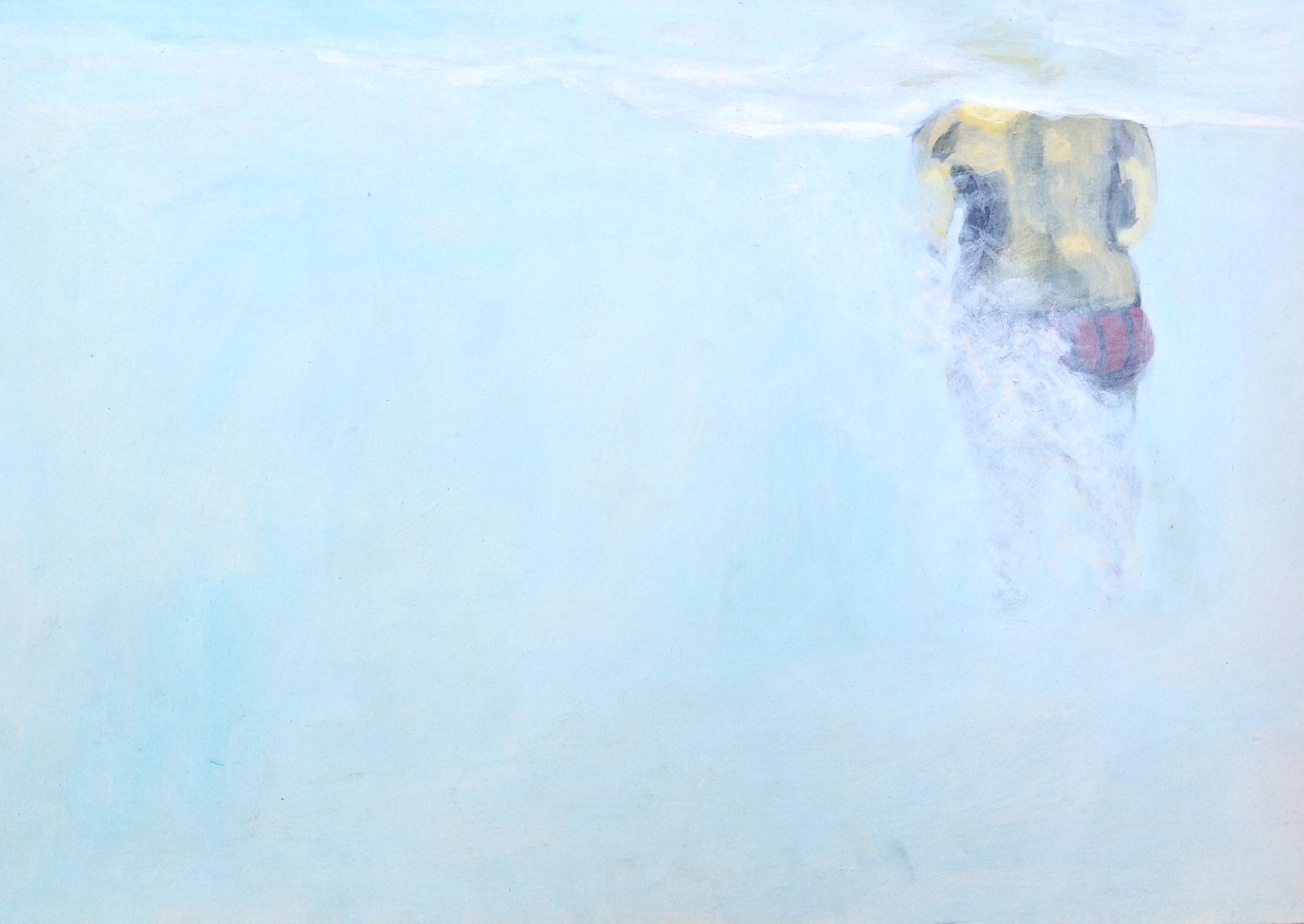 Harlequin by JBarr. Acrylic on paper. 2006 Private Collection