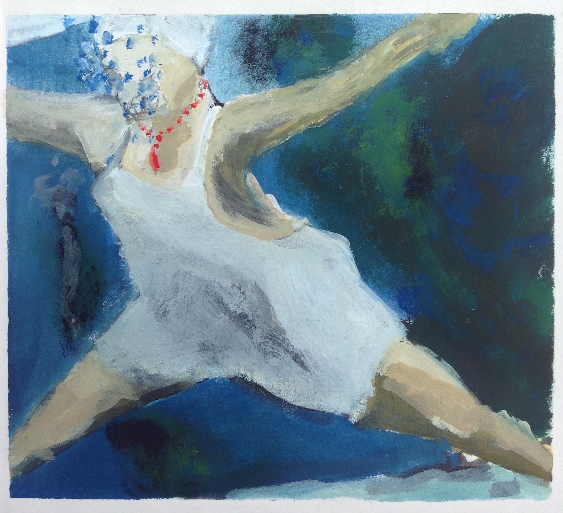 Miss Kellerman by JBarr. Gouache on paper. 2006 Private collection.