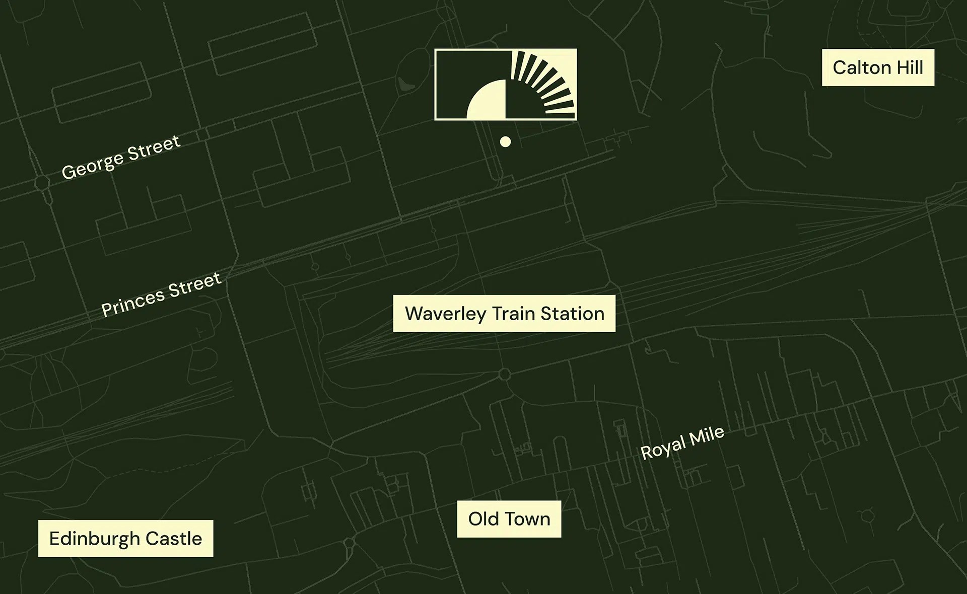 TARKA Edinburgh Modern Capsule Hotel Map 06 