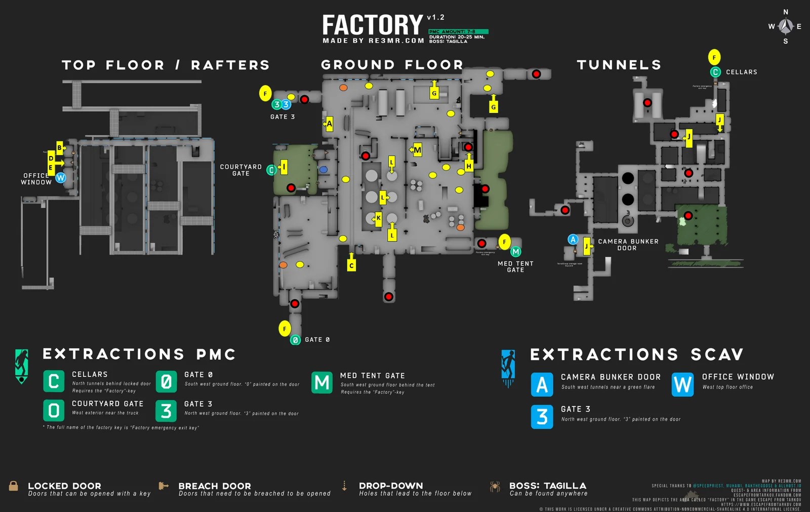 Escape From Tarkov Factory Map Maps Location Catalog Online Maps 