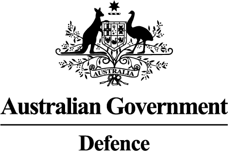 Australian Government Defence logo for Woomera defence infrastructure program