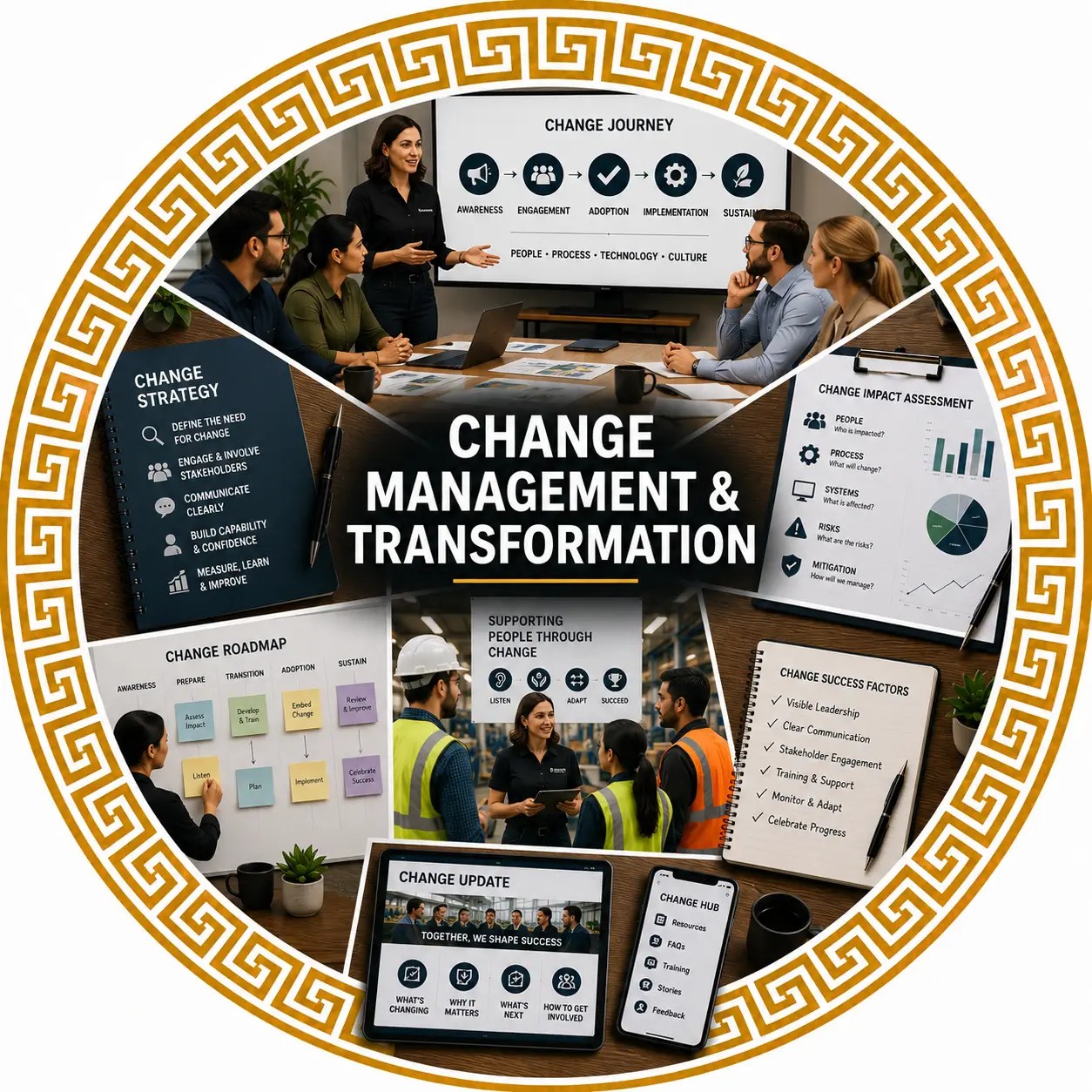 Change management and transformation strategy for infrastructure, government and corporate projects by Tarnia Riggs
